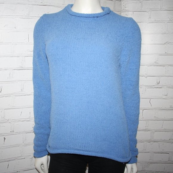 🔷🧶❄️ Basic Editions Fuzzy Sweater · Size Small - Picture 1 of 5